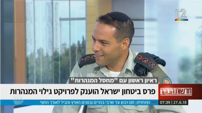 Col. Yaniv Avitan | Screenshot: Morning News with Niv Raskin