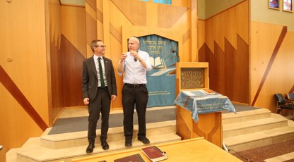 British Ambassador to Israel, Neil Wigan, visits Lev Campus